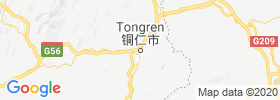Tongren map